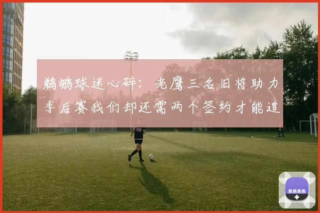 鹈鹕球迷心碎：老鹰三名旧将助力季后赛我们却还需两个签约才能追赶